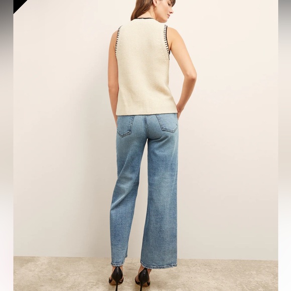 Frame Le Pixie Jane Wide Leg lomina jeans 28 - Picture 2 of 10